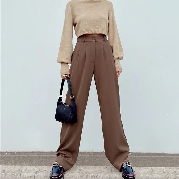 Princess Polly Pants - Princess Polly Archer Pants Brown